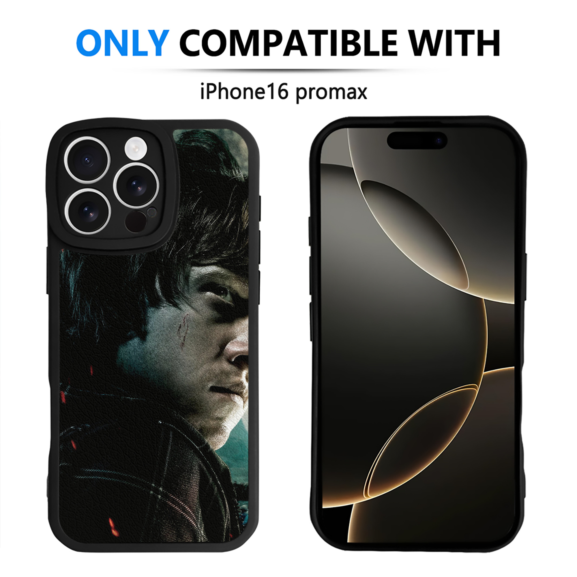 （画像用） Harry Potter ハリー・ポッターシリーズ 【iPhone 16シリーズ対応】シリコンスマホケース（レザー調） 材質：シリコン